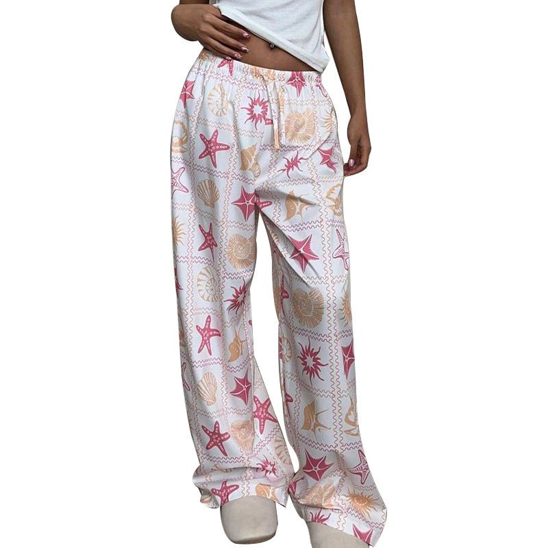2025 new an and n temperament casual trousers  wide-leg straight trousers versatile mopping trousers for women