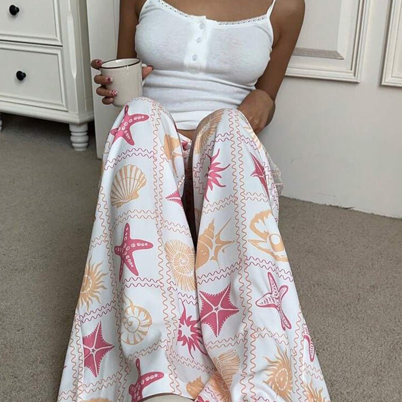 2025 new an and n temperament casual trousers  wide-leg straight trousers versatile mopping trousers for women