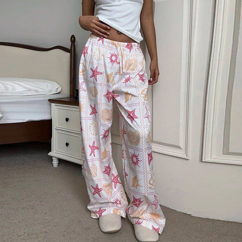 2025 new an and n temperament casual trousers  wide-leg straight trousers versatile mopping trousers for women