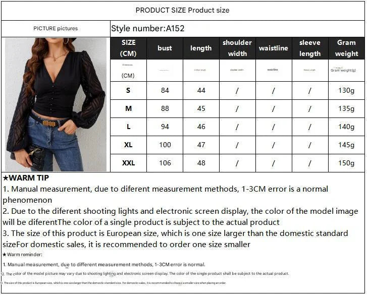 2025 new chiffon lantern sleeves splicing pleated waist V-neck long-sleeved T-shirt slim top women