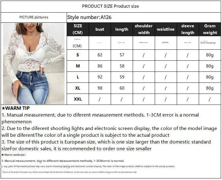 2025 new elegant V-neck fan-shaped collar edge single-layer lace long-sleeved T-shirt slim and thin women