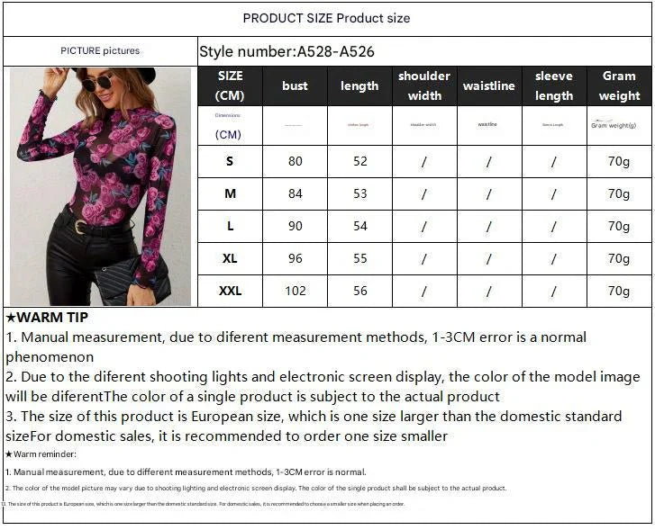 2025 spring new elegant flower fashion flower printing small stand-up collar mesh fungus edge women's top