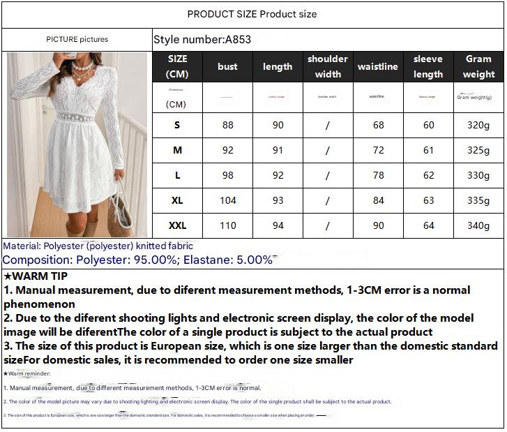 2025 elegant women's solid color lace patchwork mini holiday dress scallop edge sundress