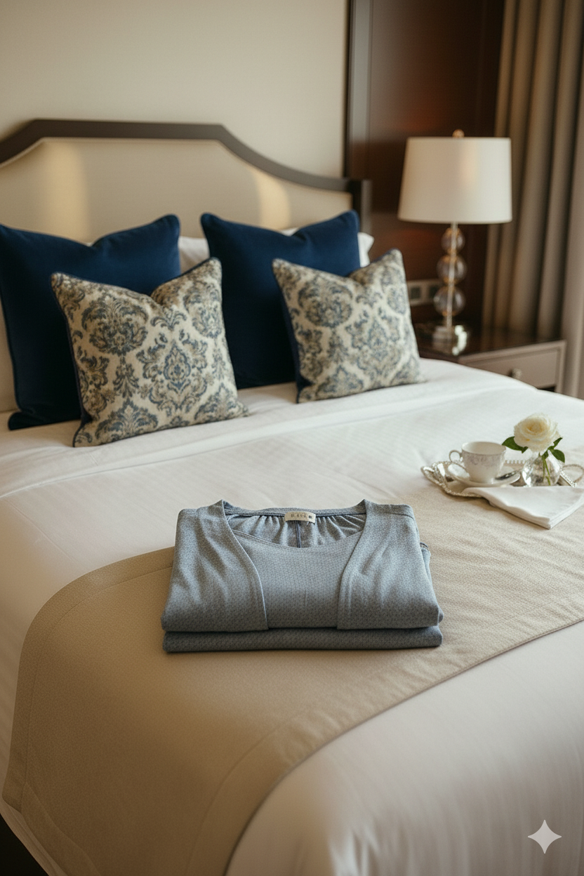 3-Piece Loungewear with Textured Knit