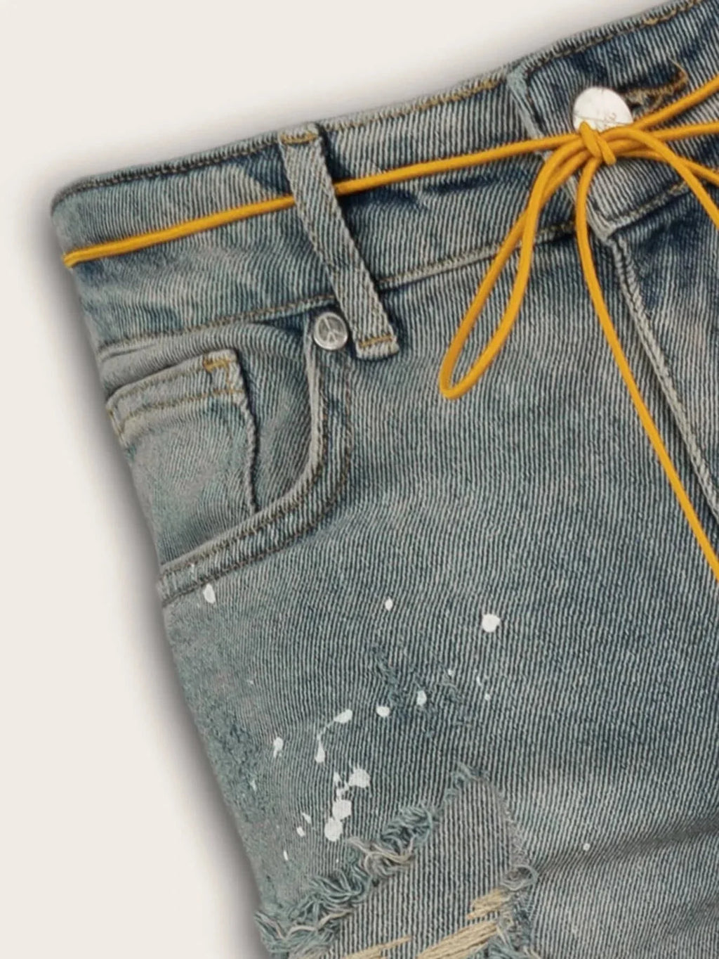 SHEIN Guys Ripped Skinny Jeans